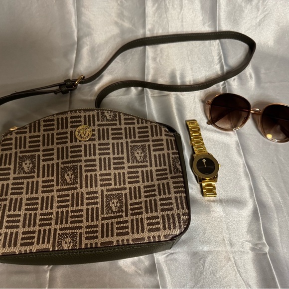 Brown Patterned Crossbody Bag - Picture 8 of 8